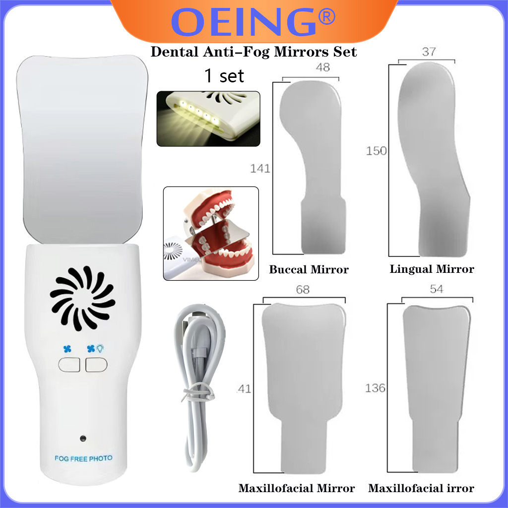 Photography Lighting Game - Ag dental anti-nevoeiro espelhos conjunto nevoeiro