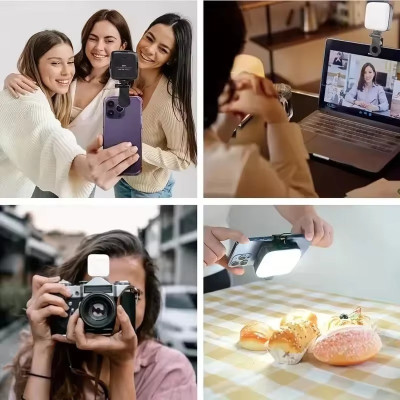 Photography Lighting Meter - Luz de Anel Portátil com Clipe