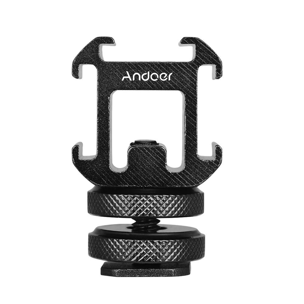 Photography Lighting Description - Andoer 3 Adaptador de montagem de