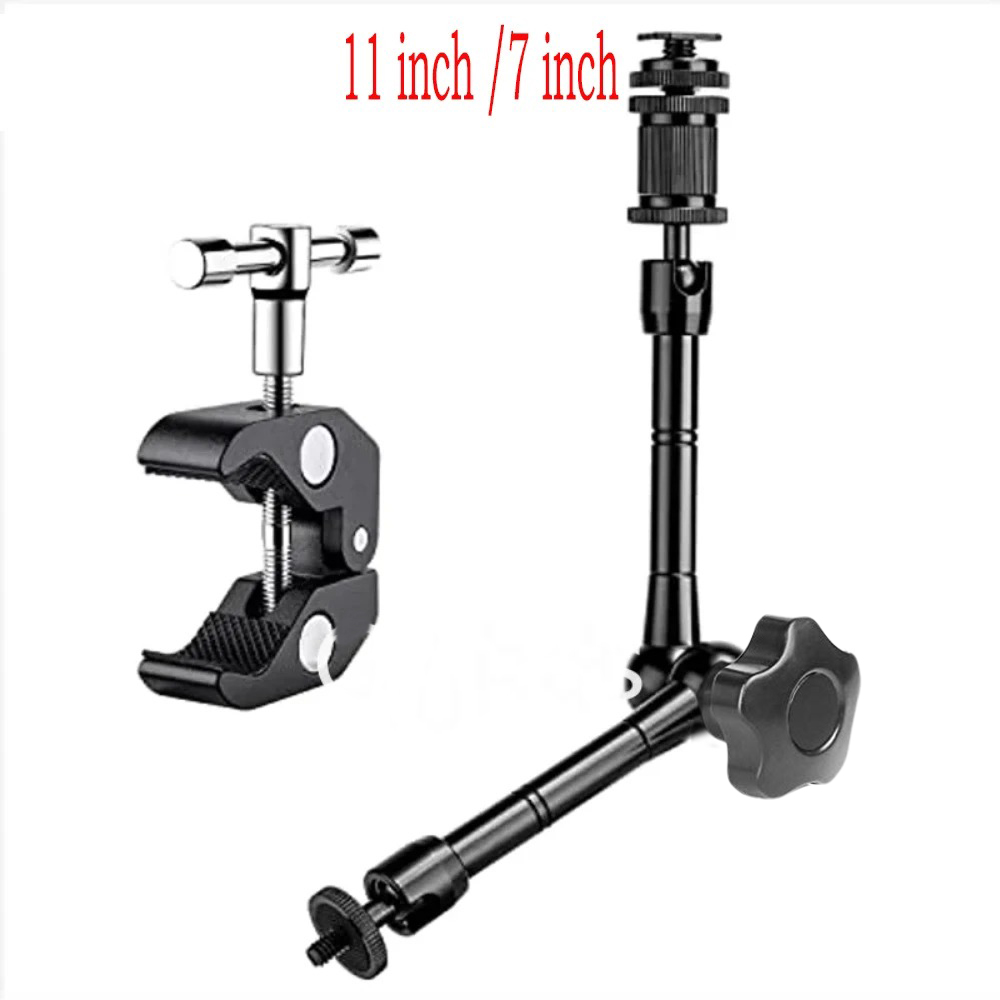 Photography Lighting Description - Articulando braço mágico + Super Clamp