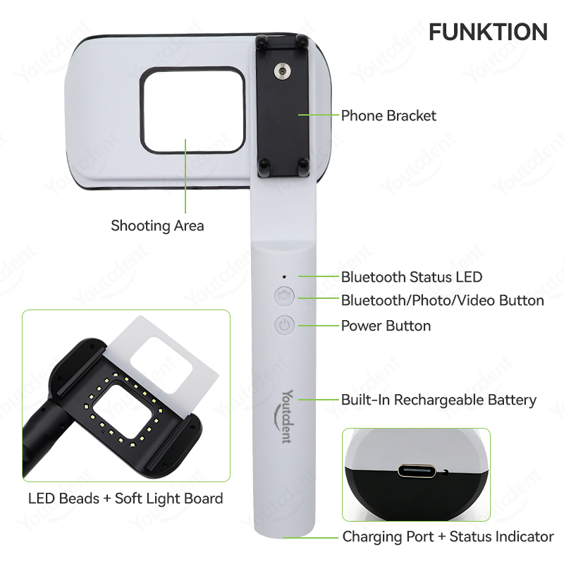 Luz de Flash Dental Portátil Y - Photography Lighting Handheld avaliação e preço