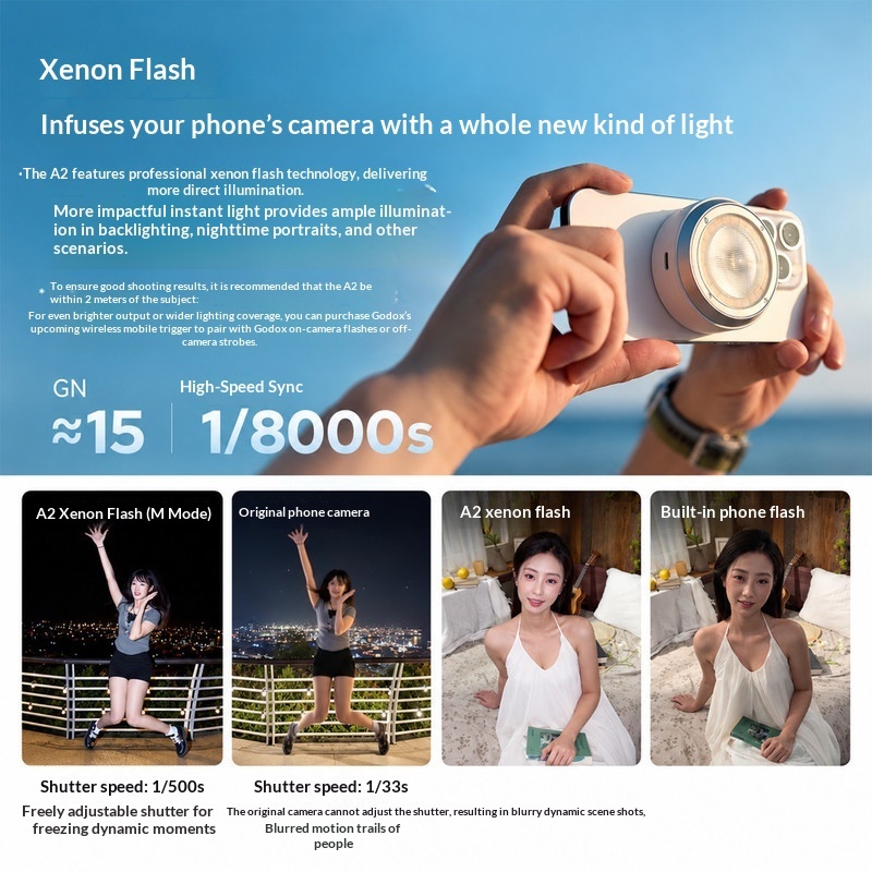 Flash de Xenon para Smartphone - Photography Lighting Brands avaliação e preço