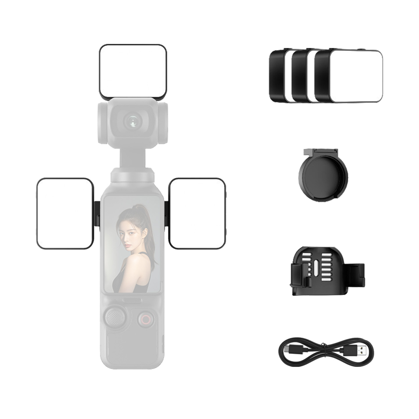 Luz Magnética Portátil para DJ - Photography Lighting Kit Portable avaliação e preço